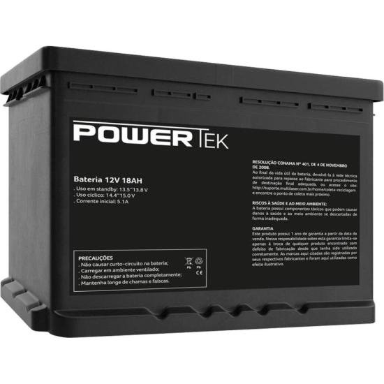 Bateria Selada 12V 18Ah EN017 POWERTEK