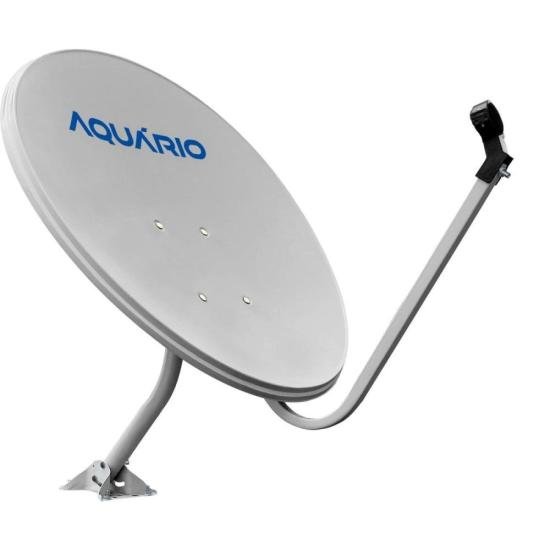 Antena Parabólica Aquário DHT-60 Offset Banda KU 60cm - CX / 5