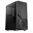 Gabinete Gamer Aerocool Zauron Saturn Preto RGB Lateral Vidro