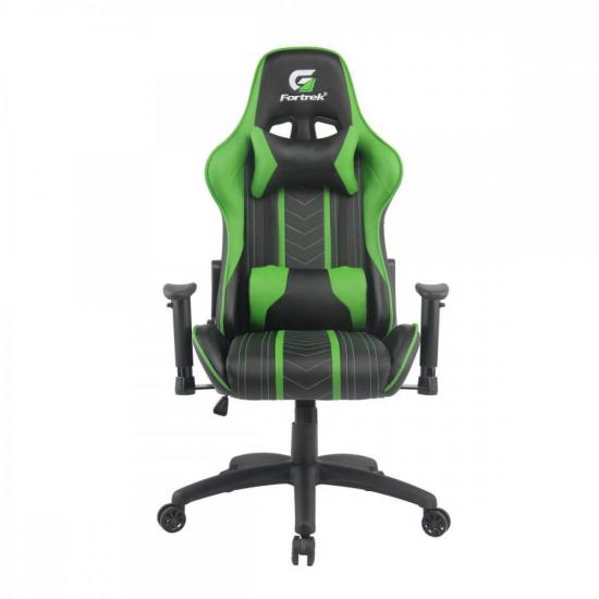 Cadeira Gamer Black Hawk Preta/Verde FORTREK