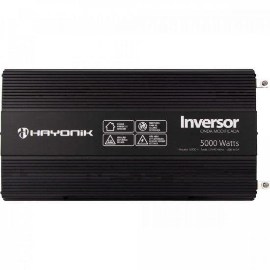 Inversor de Onda Modificada 5000W 12VDC/127V PW13-4 HAYONIK