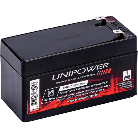 Bateria Selada 12V/1,3A UP1213 UNIPOWER