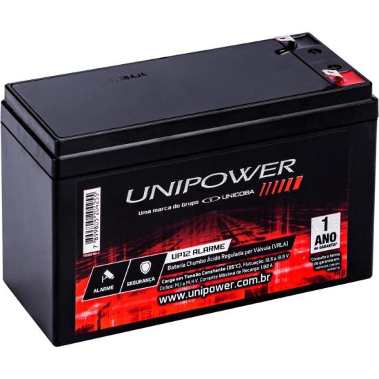 Bateria Selada 12V/4A UP12 Alarme UNIPOWER