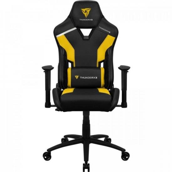 Cadeira Gamer TC3 Bumblebee Yellow THUNDERX3