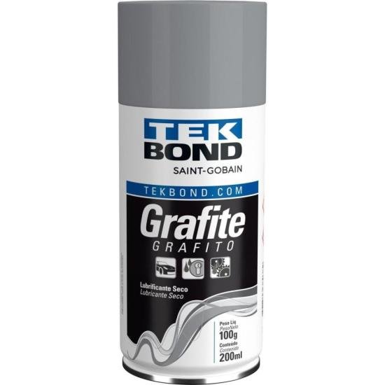 Grafite Lubrificante Seco 200ml TEKBOND - CX / 12