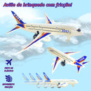 Kit 4 Avião De Brinquedo Com Fricção Jatinho De Plástico