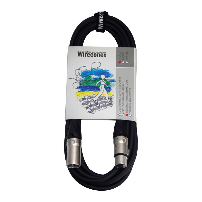 Cabo Para Microfone Emborrachado Xlr Xlr 10 Metros Mpbe-10 Wireconex