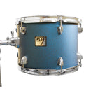 Bateria Acústica 2t Pr Sp Blue Sparkle Azul Com Banco Ny F1rst