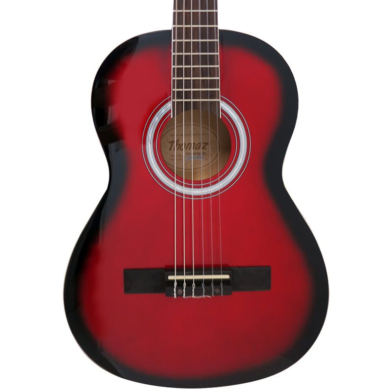 Violão Eletroacústico Kids De Nylon Tcg 360 Eq Vermelho Thomaz