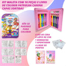 Kit De Pintura Infantil Patrulha Canina C/ Maleta 18 Peças