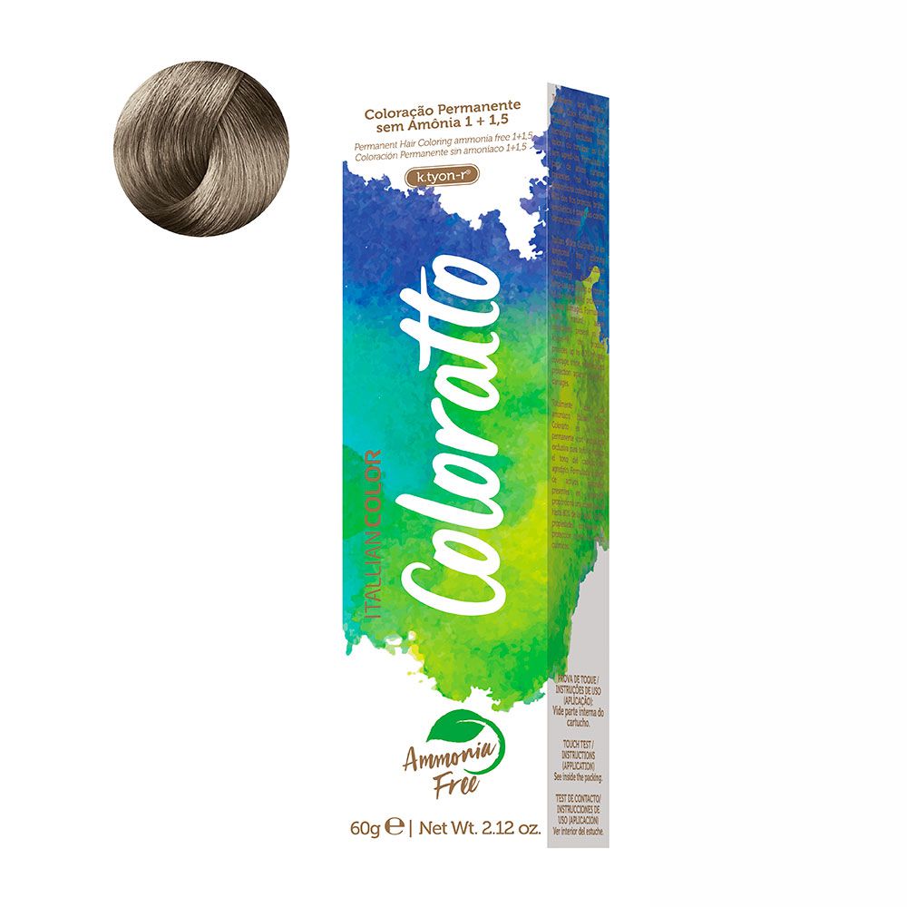 Coloração Sem Amônia Coloratto 60 Louro Platina Pérola 10.89