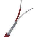 Cabo Microfone Stereo 0,20mm Sc20 100m Vermelho Santo Angelo
