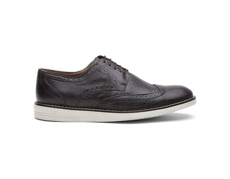 Sapato Casual Oxford Masculino Couro Fóssil Preto 206