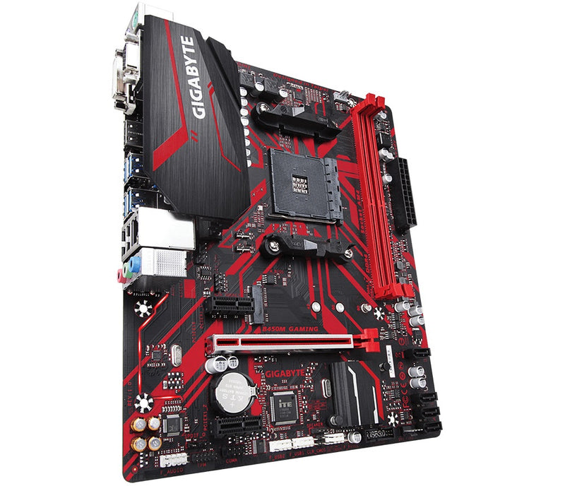 Placa-mãe Gigabyte B450 Gaming, Am4 2xddr4(máx 64gb),4 Sata,1 M.2, Hdmi/vga/dvi-d 2xusb 3.2, 4xusb 2.0