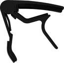 Capotraste Curvo Com Mola Para Violão Cpl-02 Bk  Aço/nylon Preto