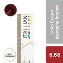 Tinta Itallian Premium 60g Loiro Escuro Vermelho Intens 6.66