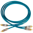 Cabo 2 + 2rca 3m Dupla Blindagem Verde Oxygen