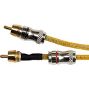 Cabo 2 + 2rca 3m Dupla Blindagem Amarelo Oxygen