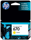 Cartucho De Tinta Hp 670 Amarelo Cz116ab