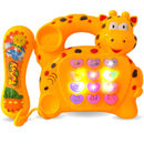 Telefone Musical Infantil Animal Girafa Brinquedo Educativo