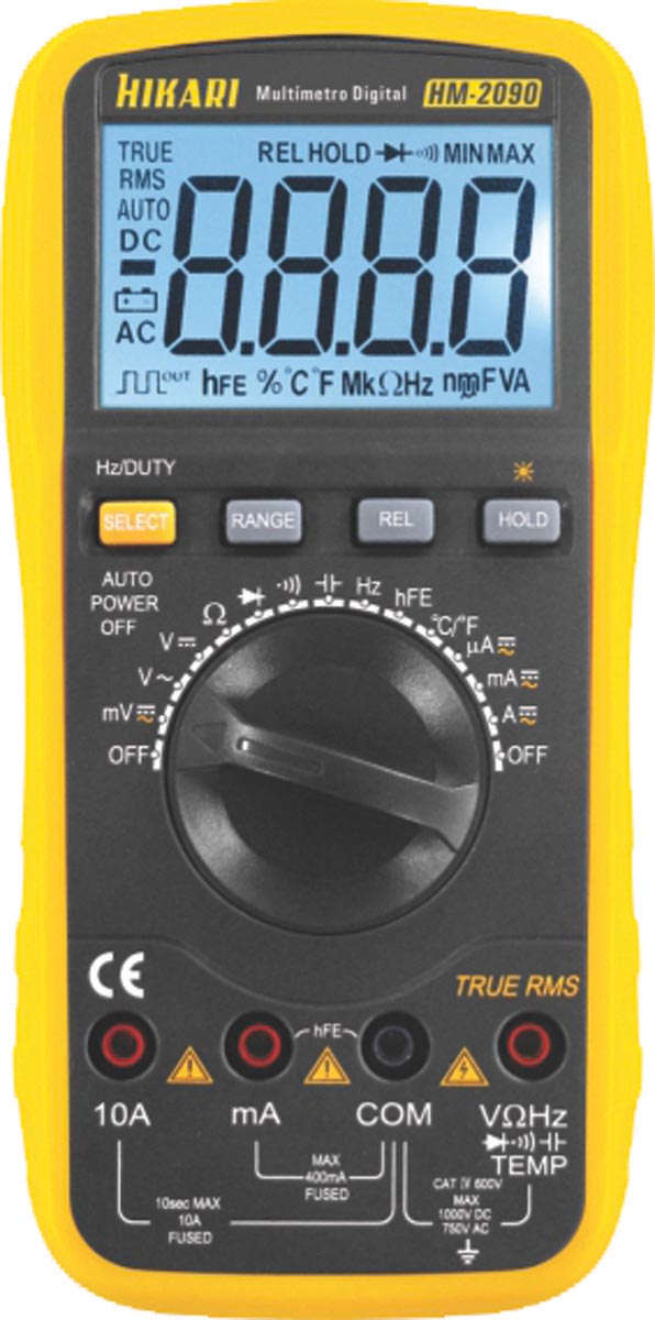 MULTÍMETRO DIGITAL HM-2090 TRUE RMS