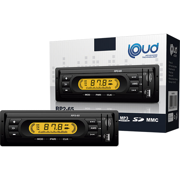 Radio Mp3 Usb/sd/mmc Fm Rp2-65 Loud