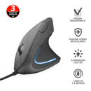 Mouse Trust Verto Ergonômico 22885i