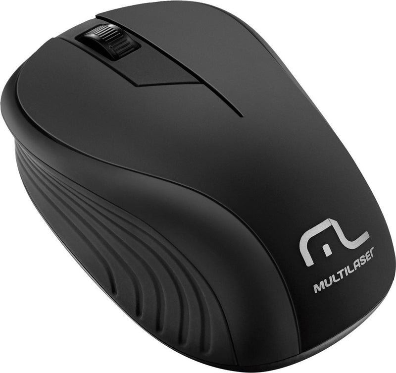 Mouse Sem Fio 2.4ghz Preto Usb Plug And Play 1200dpi Mo212