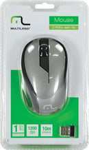 Mouse Sem Fio 2.4ghz Preto Grafite Usb 1200dpi Plug And Play Mo213