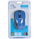 Mouse Sem Fio 2.4ghz Preto E Azul Usb 1200dpi Plug And Play Mo215