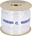 Cabo Coaxial Rgc-59 47% Branco Bobina 300 Metros
