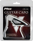 Capotraste Curvo Com Mola Para Violão Cpl-02 Aço/nylon Prata