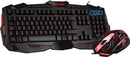 Teclado E Mouse Gamer Com Fio Usb Detalhes Azuis Tc195