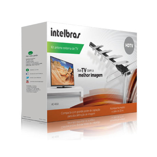 Antena Externa Ae4010 C/mastro E Cabo Intelbras
