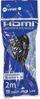 CABO MINI DISPLAYPORT 1.1 PARA HDMI 1.4V 2M - HMDP-2