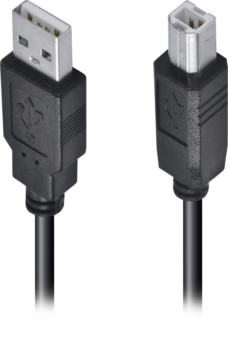 Cabo Usb Para Impressora A Macho X B Macho 2.0 - 1.8m Uambm-18 - PC / 10