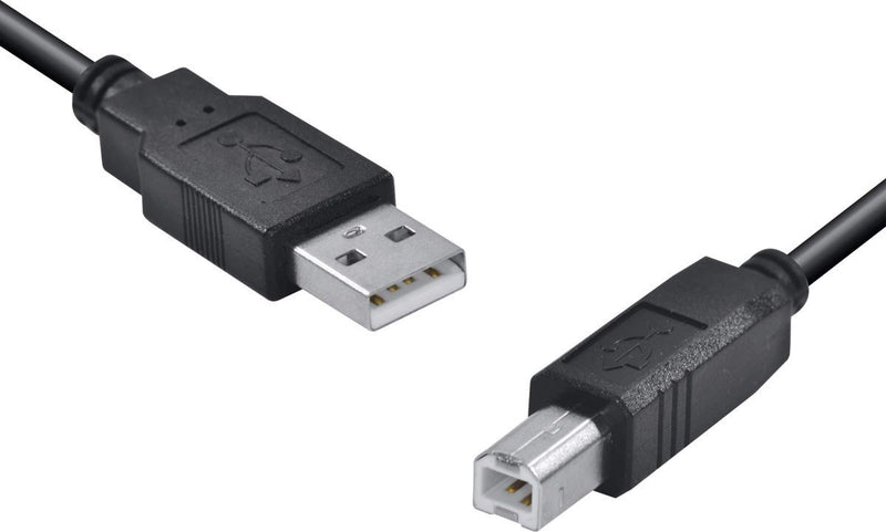 Cabo Usb Para Impressora A Macho X B Macho 2.0 - 1.8m Uambm-18 - PC / 10