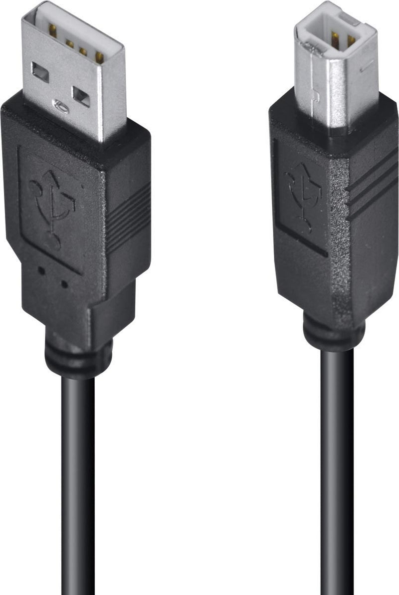 Cabo Usb Para Impressora A Macho X B Macho 2.0 - 3m Uambm-3 - PC / 10