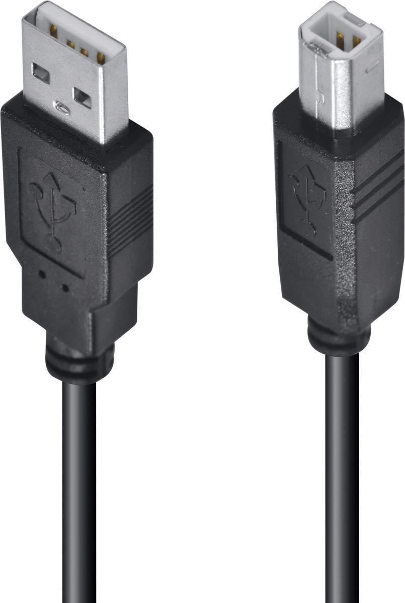 Cabo Usb Para Impressora A Macho X B Macho 2.0 - 5m Uambm-5 - PC / 10