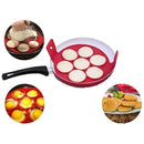 Panquequeira Forma Silicone Antiaderente Panquecas Ovos