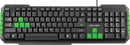 TECLADO MULTIMIDIA GAMER TECLAS VERDES USB TC201