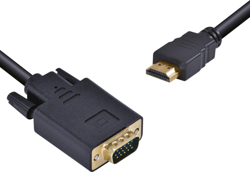 CABO CONVERSOR HDMI X VGA 1080I 30CM