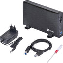 CASE EXTERNO HD 3.5" ALUMÍNIO COM CHAVE I/O USB 3.0 - CHDA-200