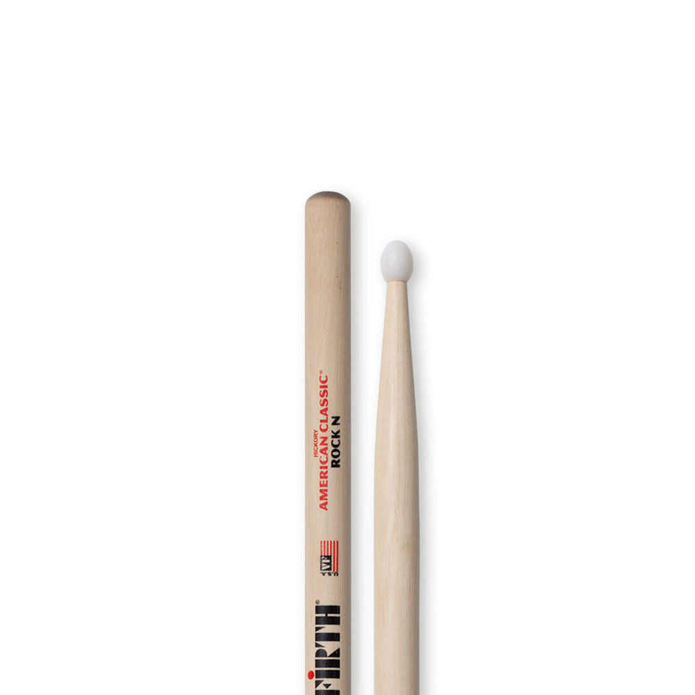 Baqueta American Classic Rockn Ponta De Nylon Rockn Vic Firth