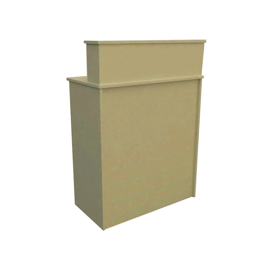 Balcão Caixa Natural Em Mdf