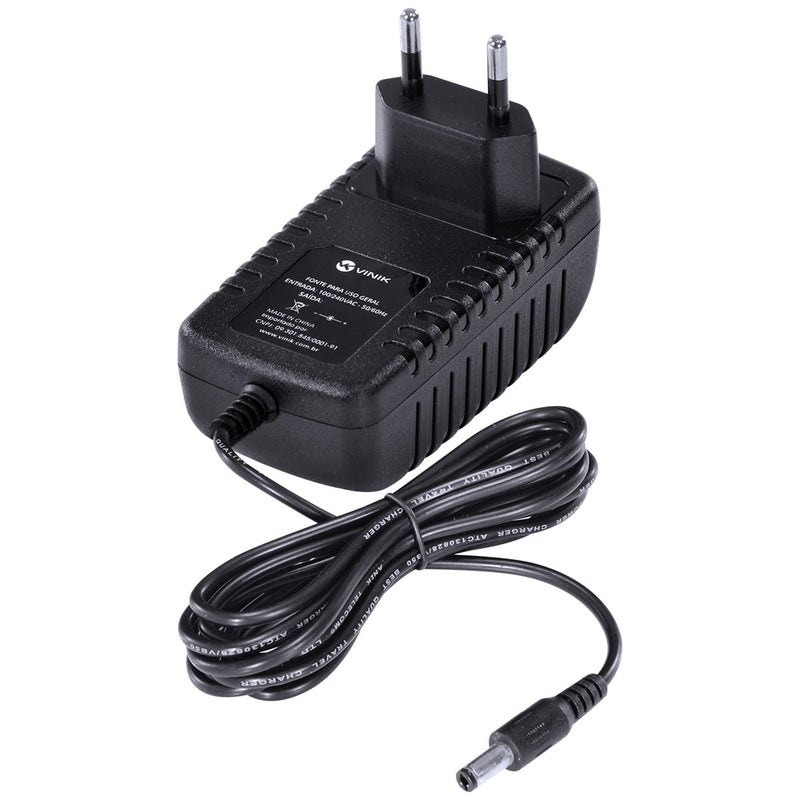 FONTE CHAVEADA 18V 1A 18W  BIVOLT AUTOMATICO PLUG P4 - VFE1801