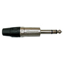 Conector Linha P10 Macho 6,3 Mm Stereo - Plug Trs 1/4" - Wireconex Wc 1123