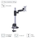 Suporte Para Monitor Articulado 13" A 32" Vesa 100x100 - Sm310a