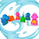 Brinquedo De Banho Kit Dinossauros De Vinil Macio