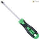 CHAVE DE FENDA 5 X 100MM - 3/16 X 4 POL. EM AÇO CROMO VANADIO  CABO ERGONOMICO